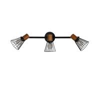 Plafonnier 3 Spots "Atticus" 48cm Noir
