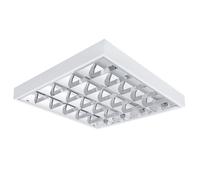 Plafonnier 4LED 418 NT sous 4 ampoules fluorescentes LED 22671