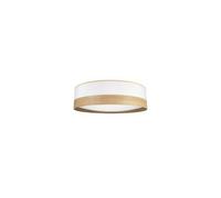 Plafonnier 72w Olga Blanc/Bois Clair 5616lm 14x50x50 Cm 3000-4000-6500k