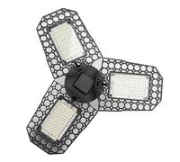 Plafonnier 85-265V E27 LED Garage Lights Lampes Minières 60W Trois Feuilles Déformation Pliante Garage Light Warehouse Factory Canopy Light