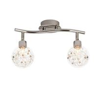 BRILLIANT lampe Joya spot tube 2 lumières chrome | 2x QT14, G9, 33W, adapté aux lampes à culot à broche (non incluses) | Échelle A ++ à E | Têtes pivotantes