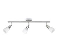 BRILLIANT lampe Sofia spot tube 3 lumières Fer/chrome/blanc | 3x D45, E14, 40W, adaptées aux lampes à suspension (non incluses) | Échelle A ++ à E | Têtes pivotantes