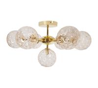 Plafonnier À 7 Lumières En Verre Beige Anadyr Beige
