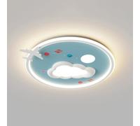 Plafonnier à encastrer pour enfants, nuage blanc nordique, chambre à coucher d'avion de dessin animé moderne, proche du plafonnier, lustre minimaliste du milieu du siècle pour la chambre de fille