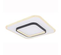 Plafonnier à intensité variable avec télécommande Plafonnier LED lumière du jour lampe de salon, 50W 2500lm blanc chaud-blanc froid, L 45,8 cm