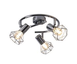 Plafonnier à intensité variable spot cocarde lampe à télécommande dans un ensemble comprenant des lampes à LED RVB