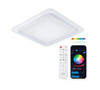 Plafonnier Ã LED intelligent Ksix Celeste Blanc TU
