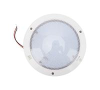 Plafonnier à LED pour Camping car, 12V 300 LM Caravane Lampe de Plafond Éclairage avec Interrupteur Marche/Arrêt et Indicateur Bleu éclairage de Remplacement Solaire Adapté Aux Bateau (Blanc Chaud)