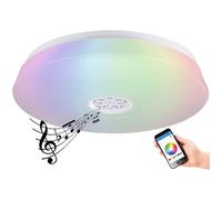 Plafonnier à LED RVBB 24 W avec haut-parleur et fonction bluetooth