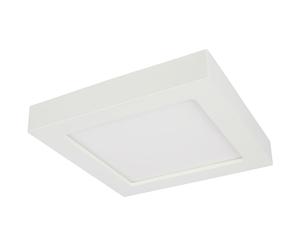Plafonnier à panneau apparent plafonnier éclairage de couloir lampe de salon, dimmable CCT lumière du jour, blanc, LED 16W 1250Lm blanc chaud-blanc froid, LxlxH 17,2x17,2x3,5cm