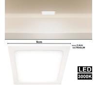 Plafonnier à panneau en saillie LED blanc éclairage de salle de travail Lampe spot ALU V-TAC 4907
