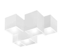 Plafonnier à plâtre moderne carré LED 40 W GU10 RGB cuisine 230 V Senza lampada