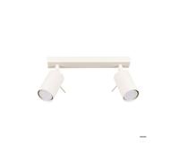 Plafonnier Acier Beige GU10 2 Ring