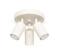 Plafonnier Acier Beige GU10 3 Ring