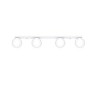 Plafonnier Acier Blanc G9 4 Yoli