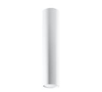 Plafonnier Acier Blanc GU10 1 Lagos 40