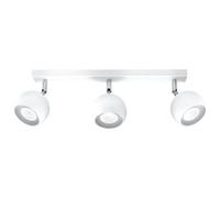 Plafonnier Acier Blanc GU10 3 Oculare