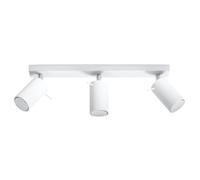 Plafonnier Acier Blanc GU10 3 Ring Line