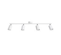 Plafonnier Acier Blanc GU10 4 Lemmi