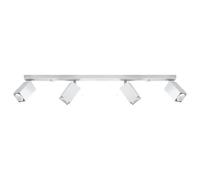 Plafonnier Acier Blanc GU10 4 Merida Line