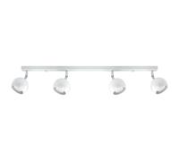 Plafonnier Acier Blanc GU10 4 Oculare Line
