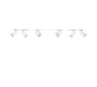 Plafonnier GENERIQUE Plafonnier MERIDA acier blanc 6 ampoules