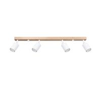 Sollux Lighting Verdo plafonnier 4x10 W blanc-bois SL.1289
