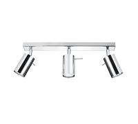 Plafonnier en acier 3 lampes 45x6x16cm Sollux