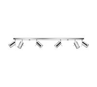 Plafonnier Acier Chrome GU10 6 Ring