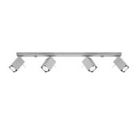 Plafonnier Acier Gris GU10 4 Merida Line