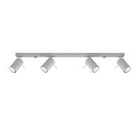 Plafonnier Acier Gris GU10 4 Ring Line