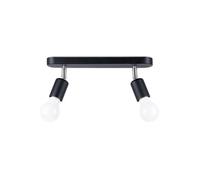 Sollux Lighting Fornes plafonnier 2x60 W noir SL.1121