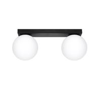 Plafonnier Acier Noir G9 2 Yoli