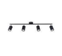 Plafonnier Acier Noir GU10 4 Lemmi