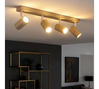 Plafonnier Adjustable 4 Flammes Couleur Sable 56Cm