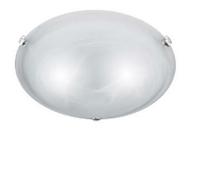 PLAFONNIER ADRIAN E27 LARGE ATTAQUE EN ME'TAL COULEUR NICKEL MAT 6105021-01