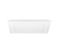 Plafonnier LED RGB changement de couleur lampe de salon dimmable plafonnier CCT blanc, minuterie fonction veilleuse, 18W 2400Lm blanc chaud froid, LxLxH 43,8x43,8x6,9 cm