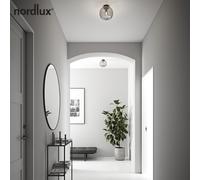 Plafonnier ALTON Métal-Verre Fumé Noir E27 - Nordlux 2010506047