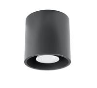 Plafonnier Aluminium Anthracite GU10 1 Orbis