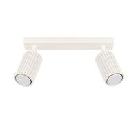 Plafonnier Aluminium Beige GU10 2 Karbon