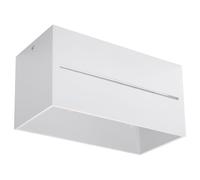 Plafonnier Aluminium Blanc G9 2 Lobo