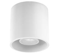 Plafonnier Aluminium Blanc GU10 1 Orbis