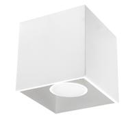 Plafonnier Aluminium Blanc GU10 1 Quad