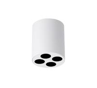 Plafonnier Aluminium Blanc LED 4 Zoe [EEK: F]
