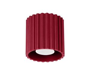 Plafonnier Aluminium Bourgogne GU10 1 Aura