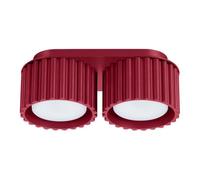 Plafonnier Aluminium Bourgogne Gx53 2 Aura