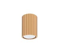 Sollux Lighting Plafonnier Karbon 10 Aluminium doré 1 spot GU10 dimmable