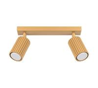 Plafonnier Aluminium Doré GU10 2 Karbon