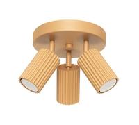 Plafonnier Aluminium Doré GU10 3 Karbon