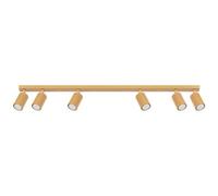 Sollux Lighting Karbon plafonnier 6x10 W doré SL.1566